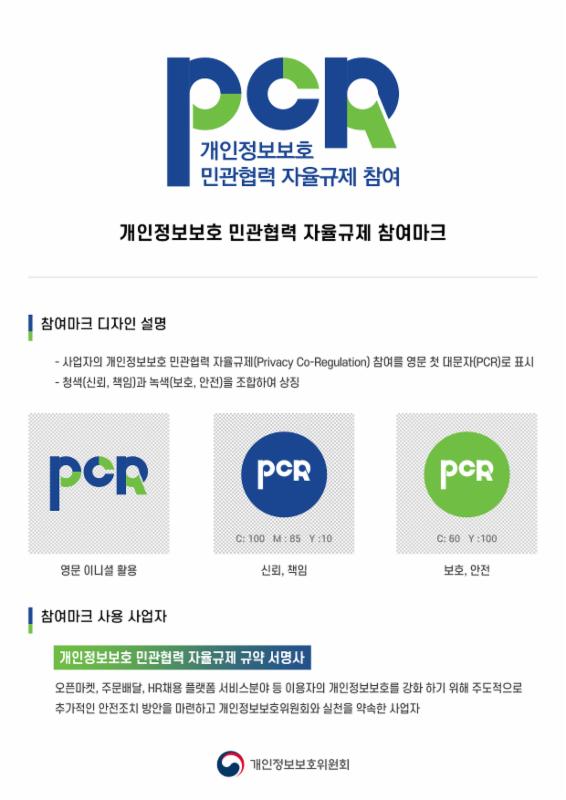 개인정보보호 강화를 위한 민관협력 자율규제 규약 참여마크