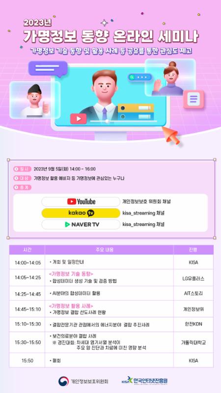 2023년 가명정보 동향 온라인 세미나
