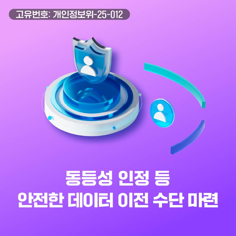 동등성 인정 등 안전한 데이터 이전 수단 마련